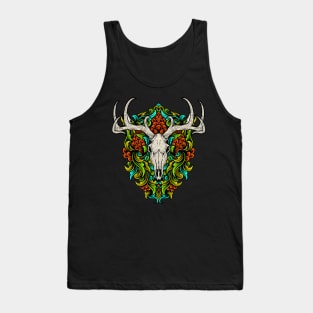 skeleton moose Tank Top